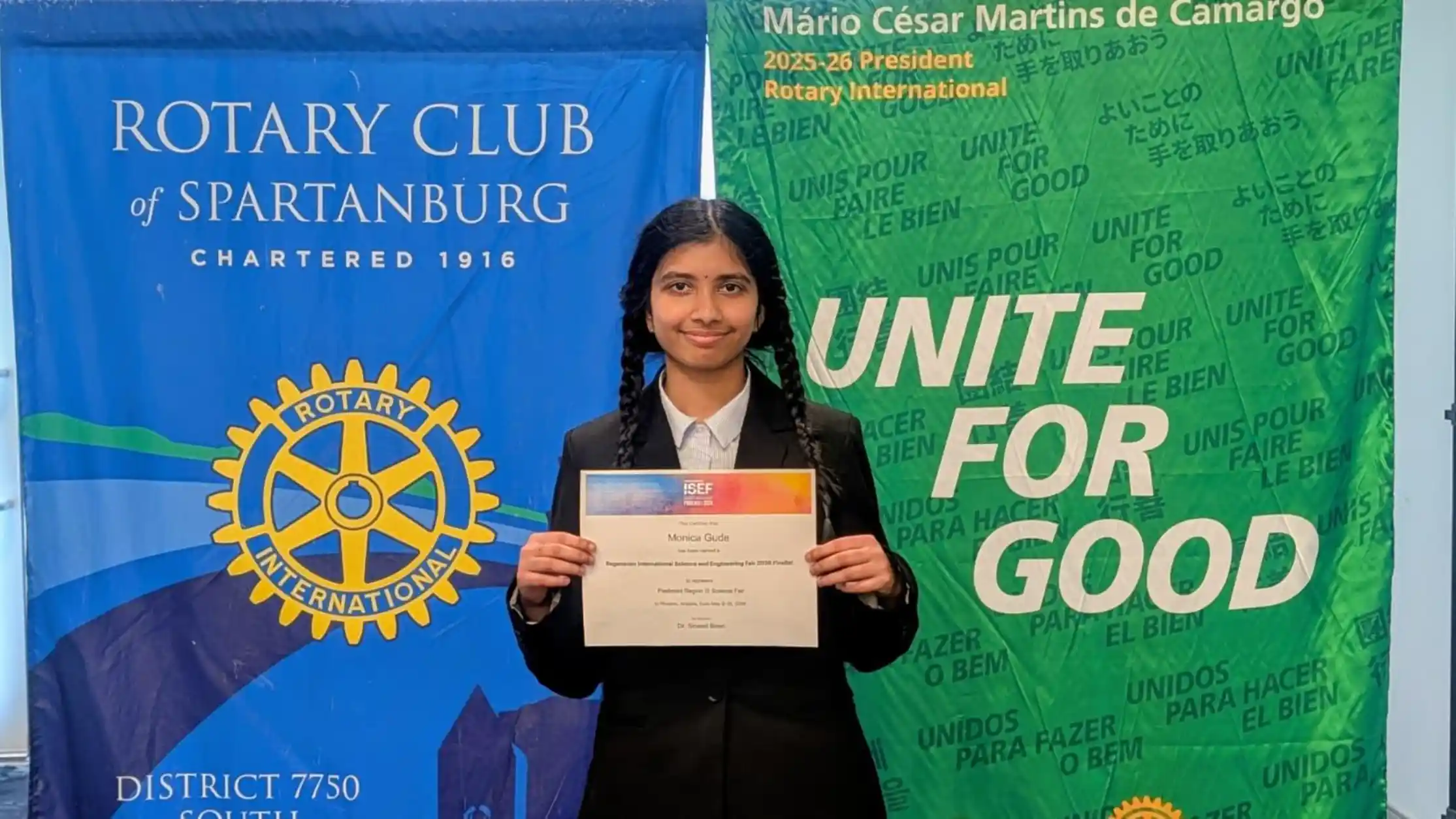 Eigen Sciences Monica Gude Isef Finalist Rotary Club Spartanburg Eigen Sciences Monica Gude Isef Finalist Rotary Club Spartanburg